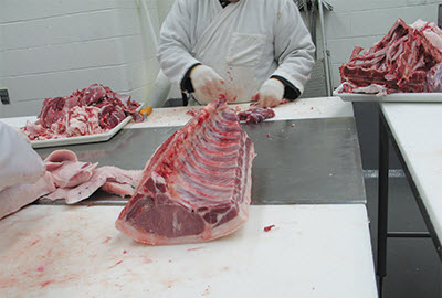 Pork Cutting Room