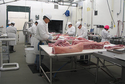 Pork Cutting Room