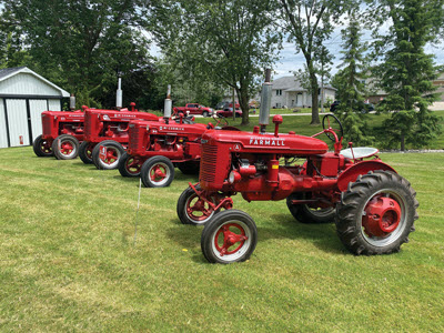 Four McCormick Antique Tractors